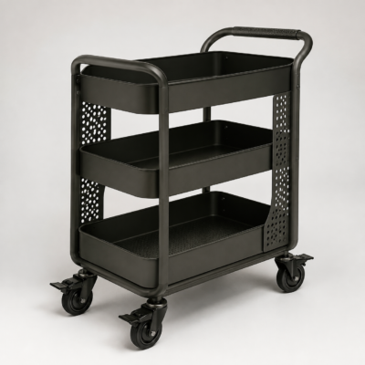 Metal Cart with Outdoor-Grade Powder Coating